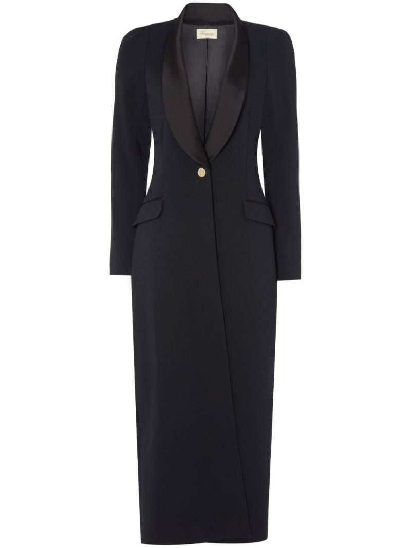 Temperley London Enzo single-breasted coat - Black von Temperley London