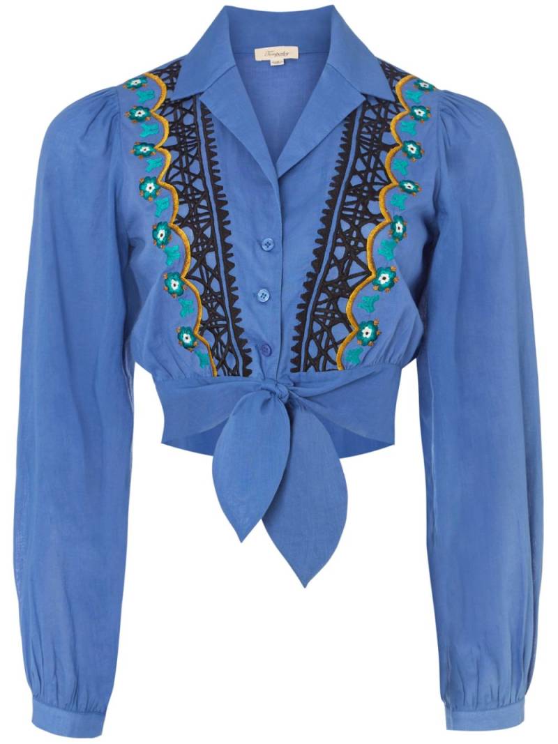 Temperley London Florentine blouse - Blue von Temperley London