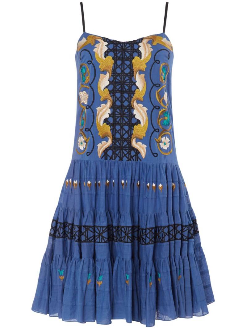 Temperley London Florentine mini dress - Blue von Temperley London