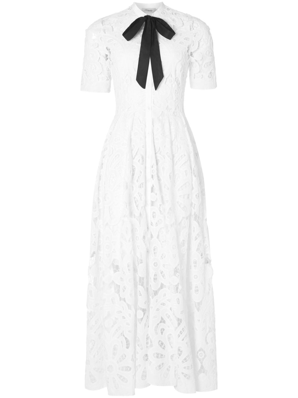 Temperley London Guinevere shirt dress - White von Temperley London