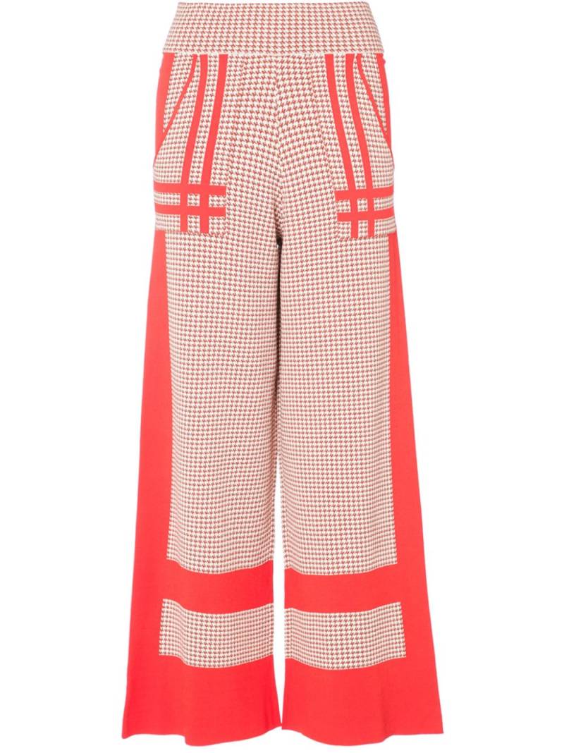 Temperley London Orelie knit trousers - Red von Temperley London