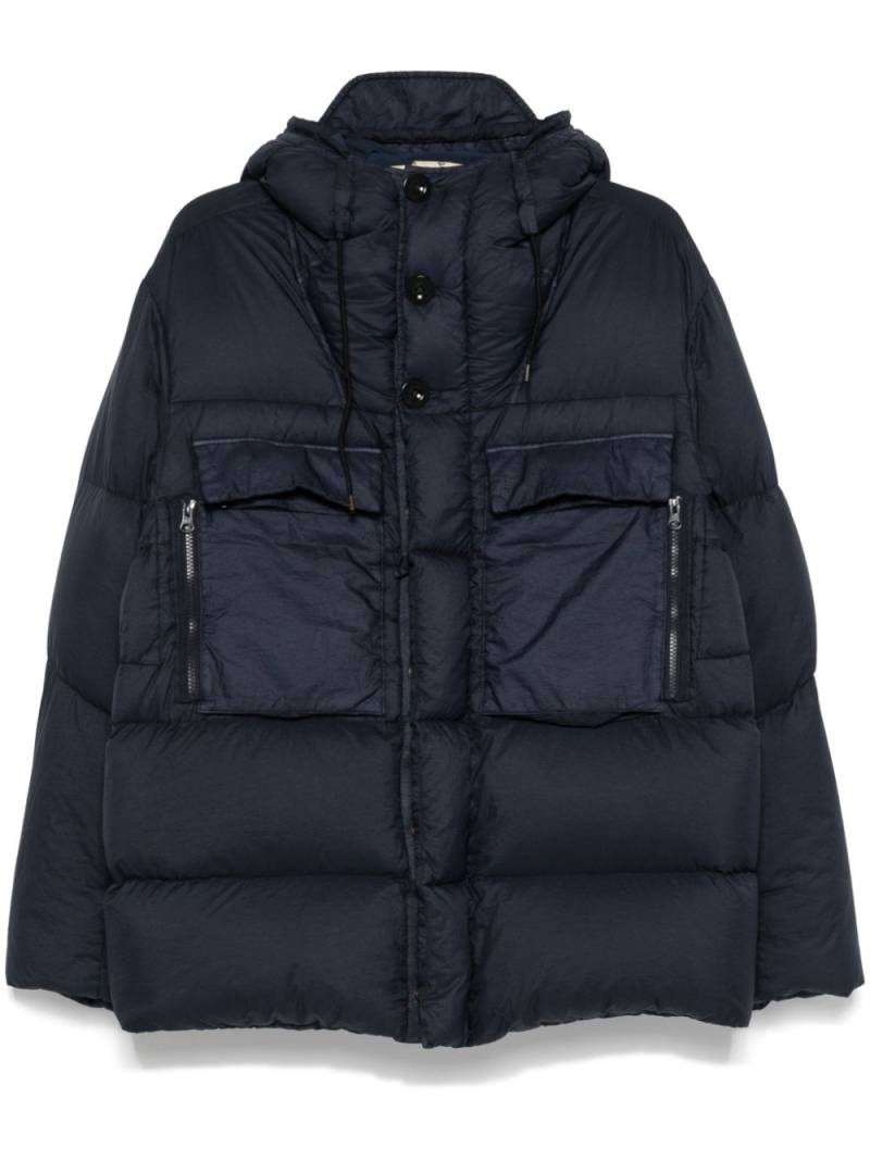 Ten C Eagle puffer jacket - Blue von Ten C