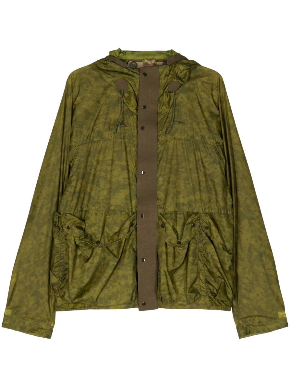 Ten C Sky Ten camouflage-print lightweight jacket - Green von Ten C