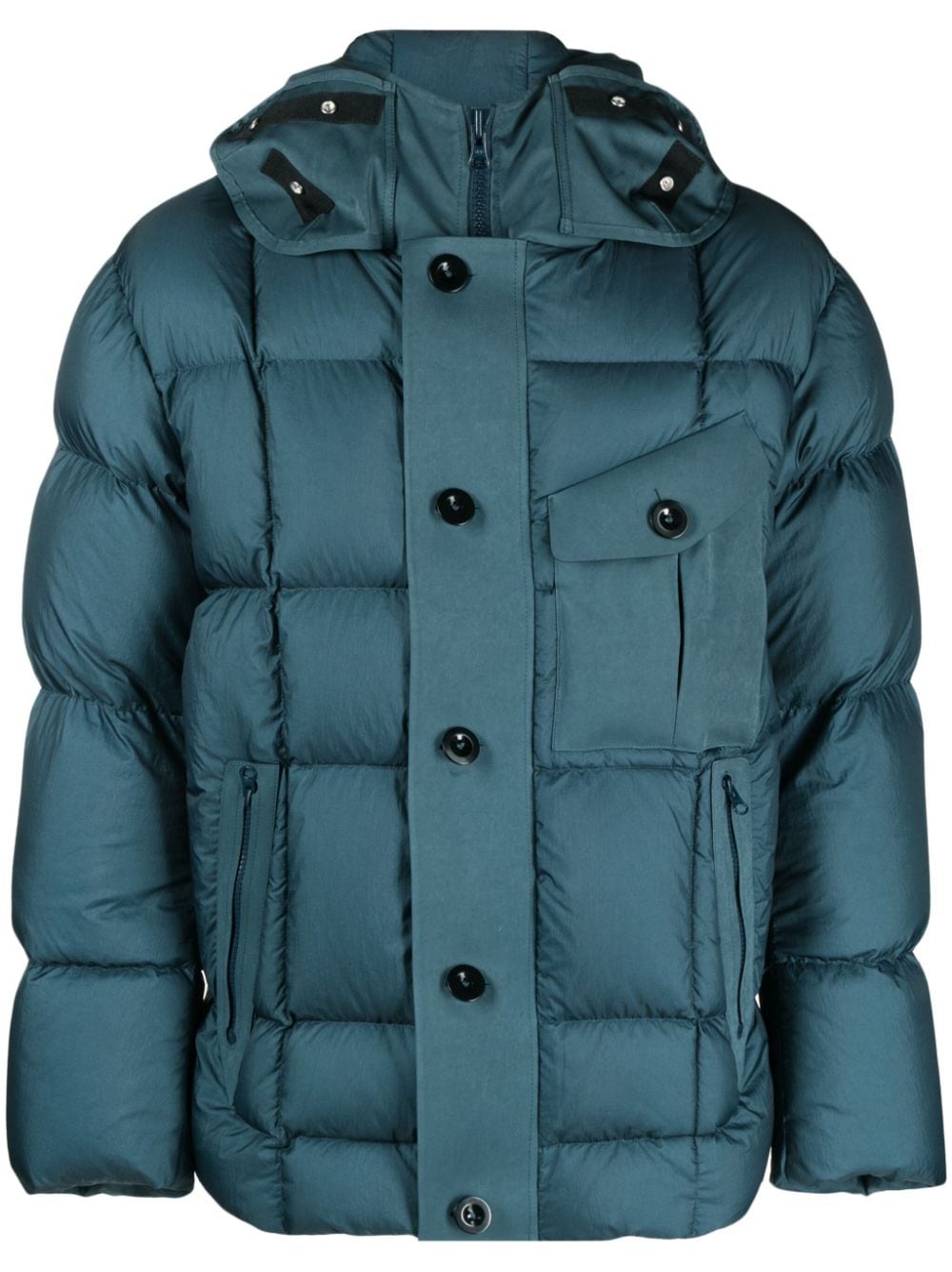 Ten C Sniper Combo down jacket - Blue von Ten C