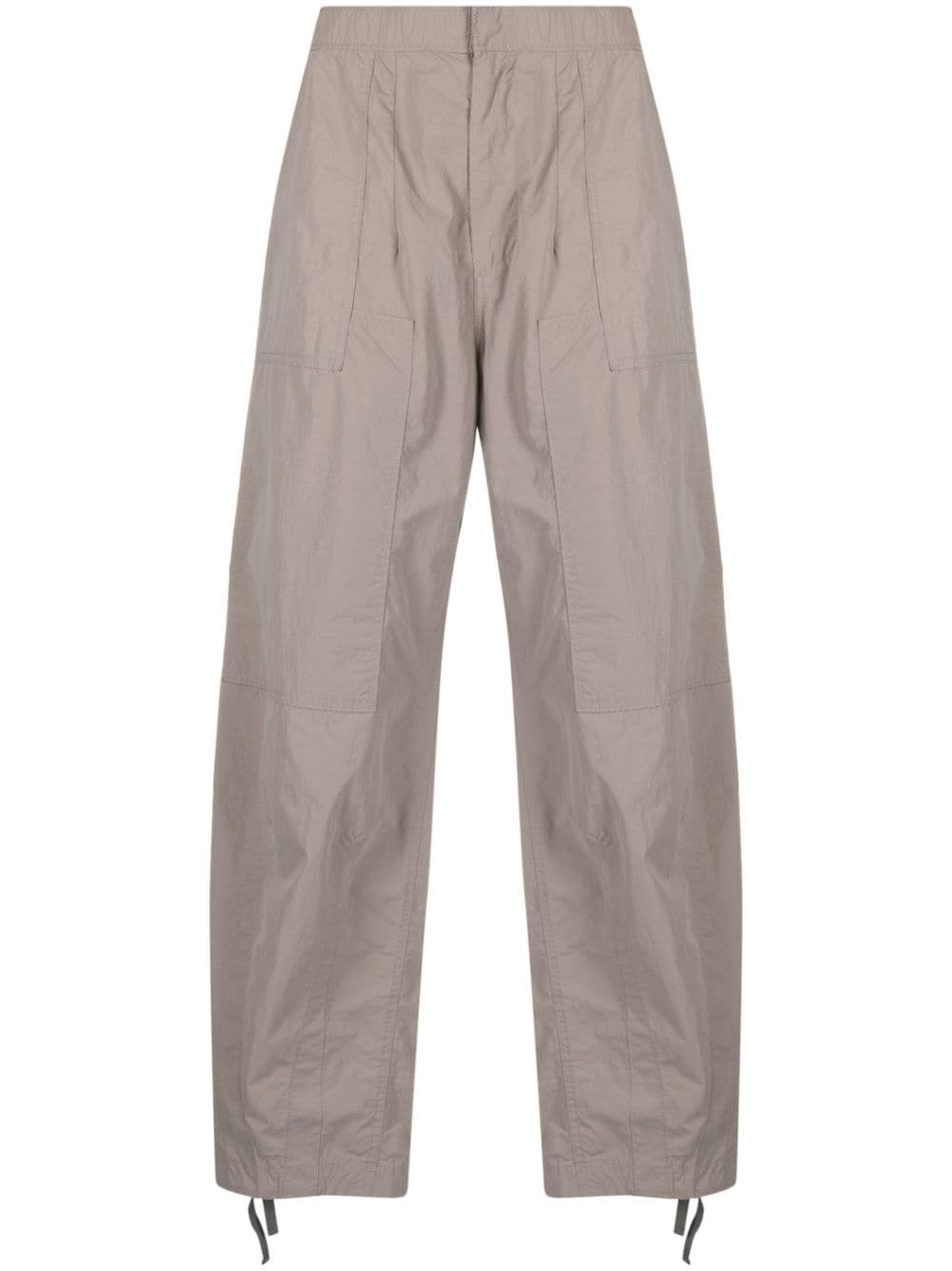 Ten C drawstring cotton trousers - Grey von Ten C