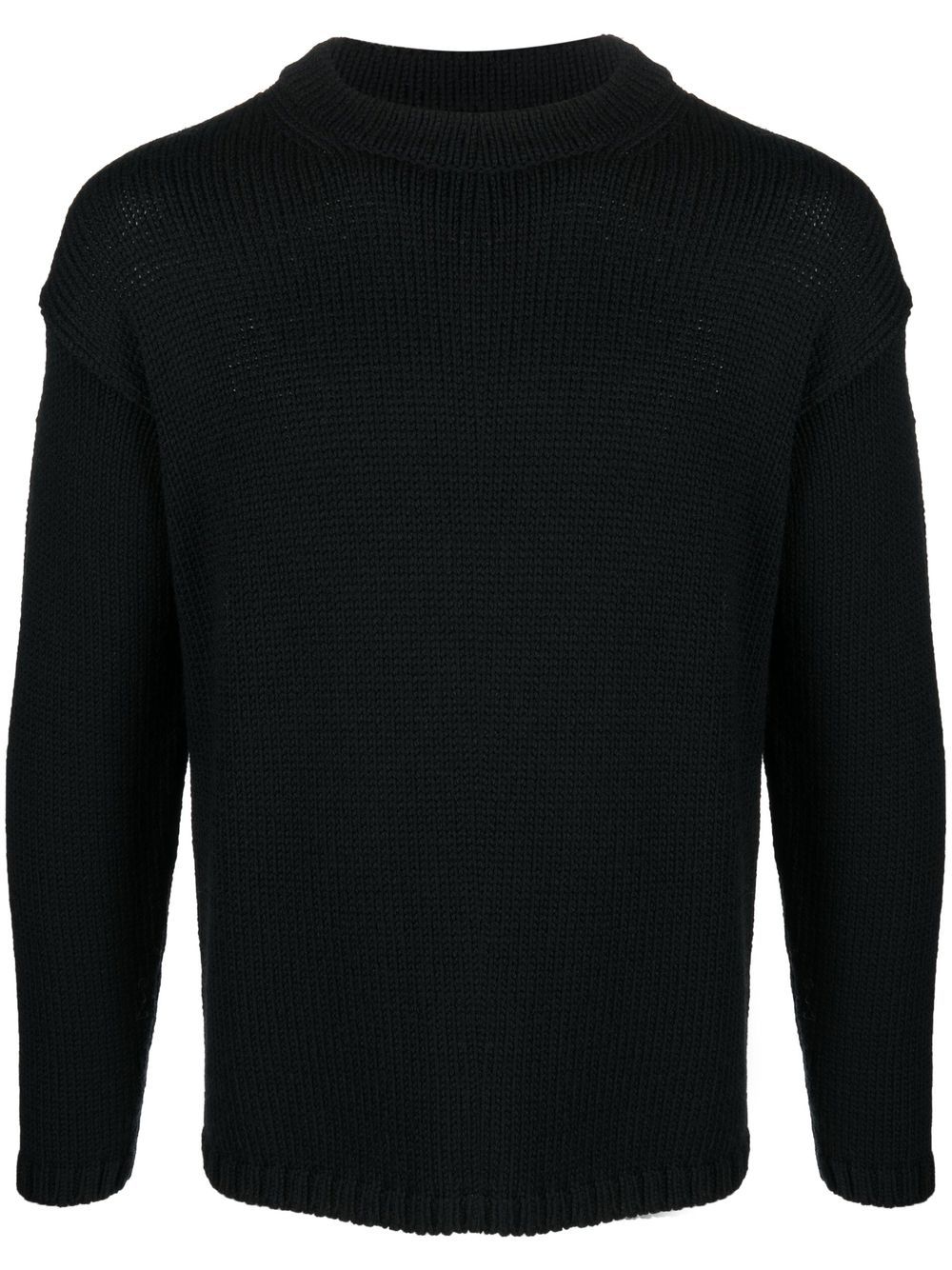 Ten C fine knit wool jumper - Black von Ten C