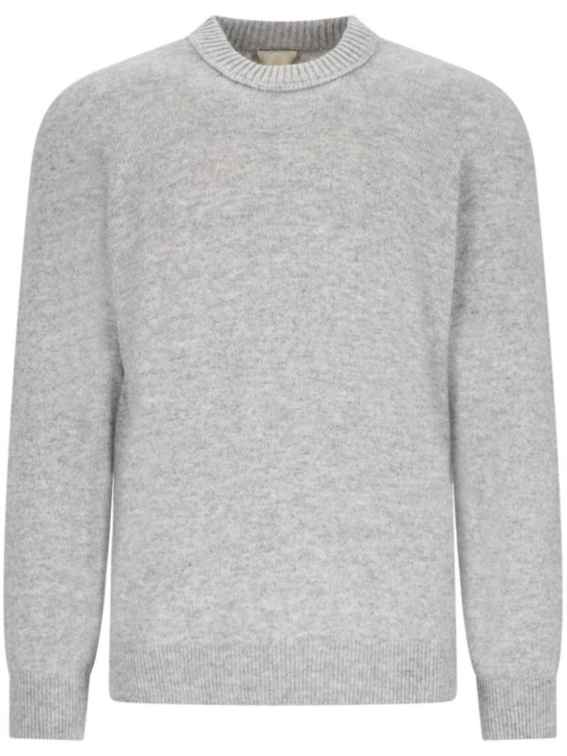 Ten C logo-patch jumper - Grey von Ten C