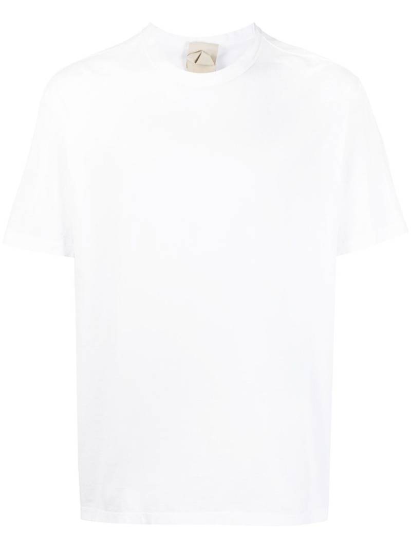 Ten C logo-patch short-sleeve T-shirt - White von Ten C