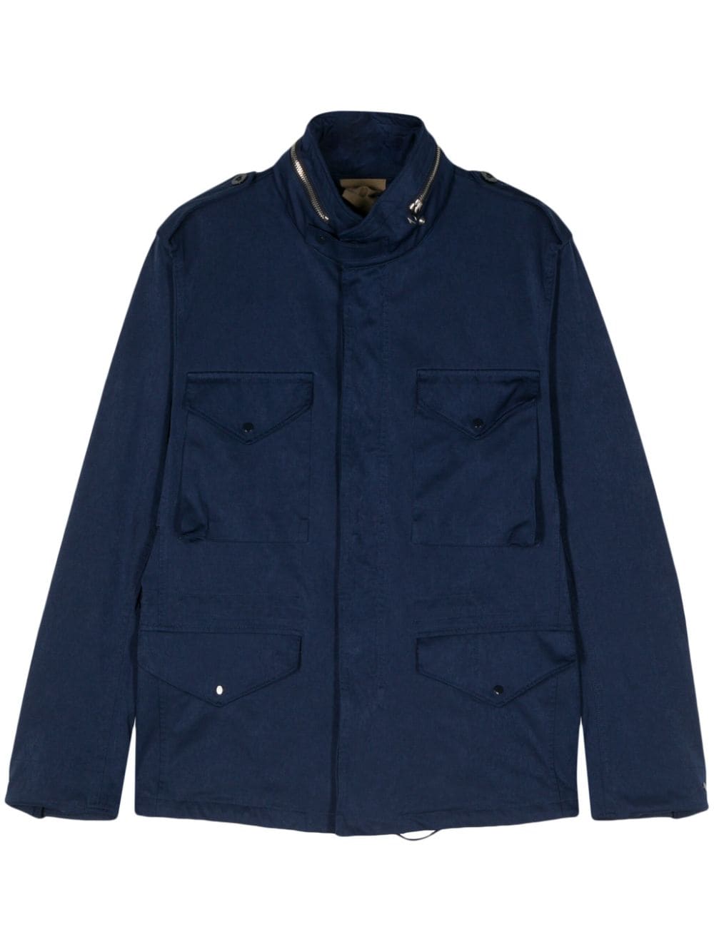 Ten C long-sleeve hooded jacket - Blue von Ten C