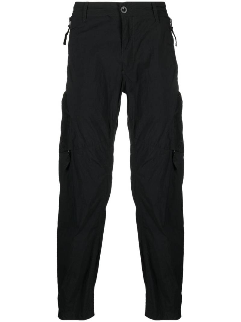 Ten C mid-rise cargo trousers - Black von Ten C