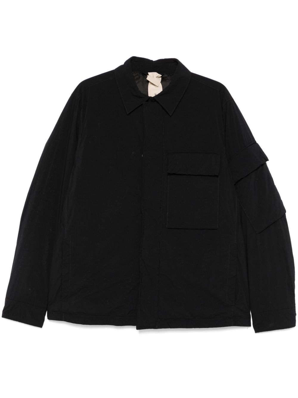 Ten C padded shirt jacket - Black von Ten C