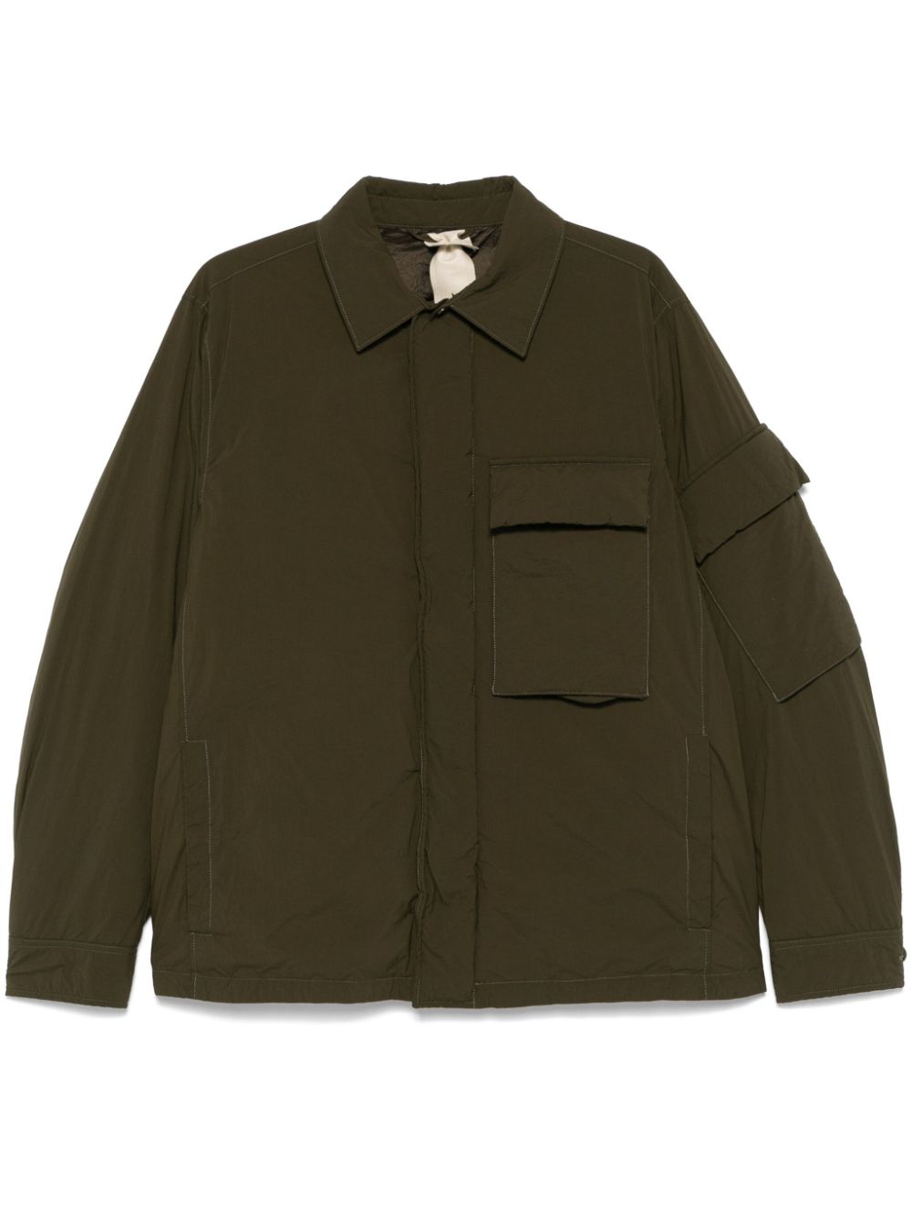 Ten C padded shirt jacket - Green von Ten C