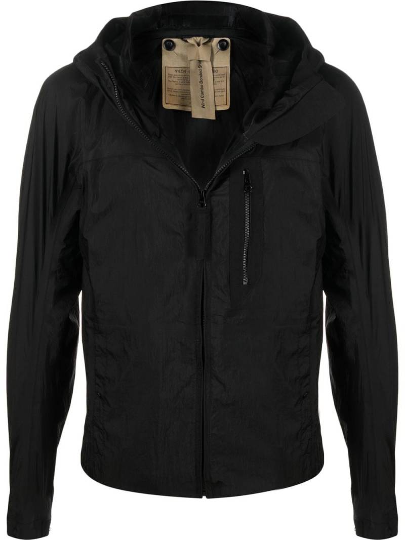 Ten C panelled hooded jacket - Black von Ten C