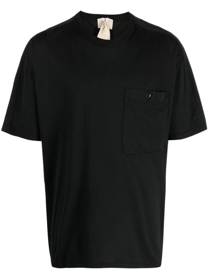 Ten C pocket cotton T-shirt - Black von Ten C