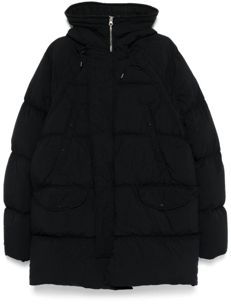 Ten C puffer parka coat - Black von Ten C