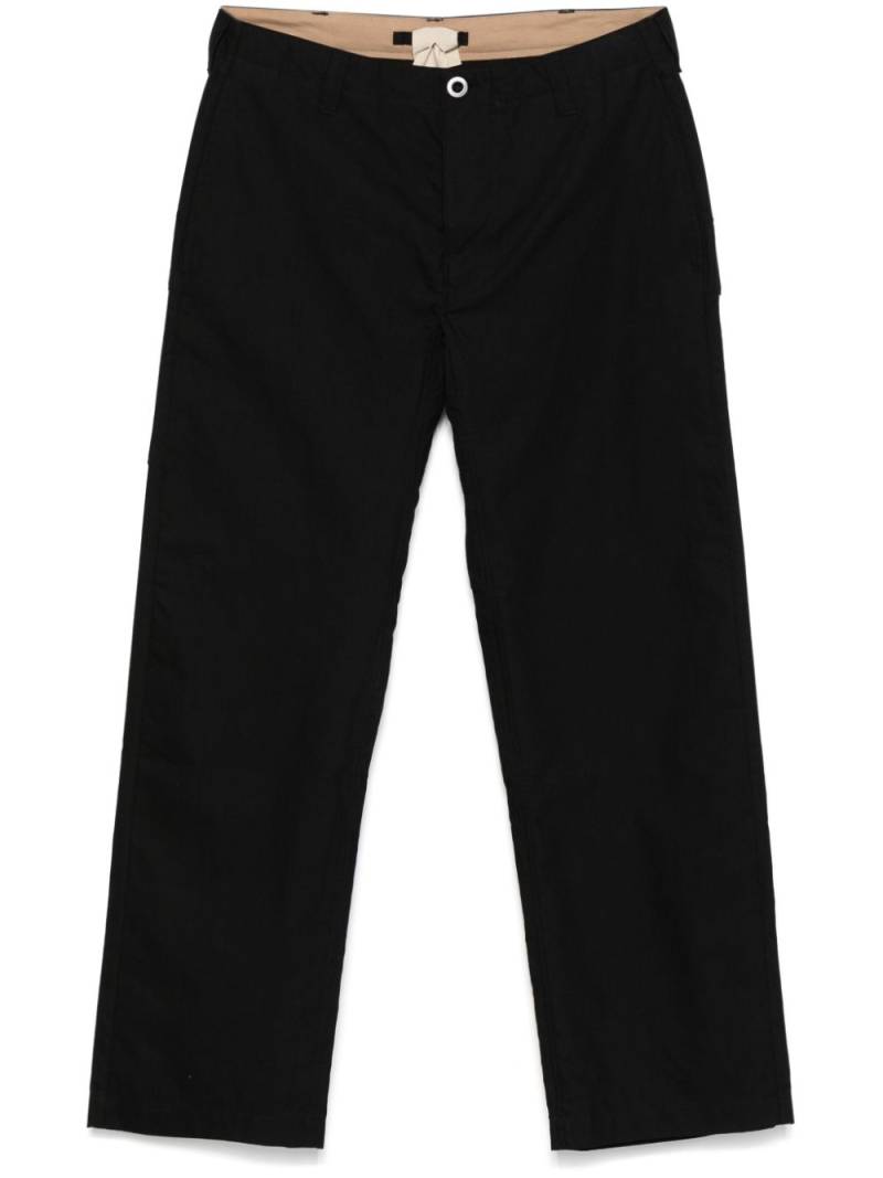 Ten C straight-leg trousers - Black von Ten C