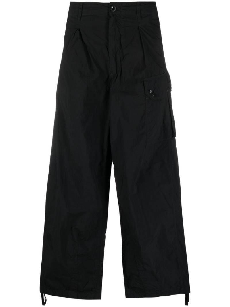 Ten C wide-leg cargo trousers - Black von Ten C