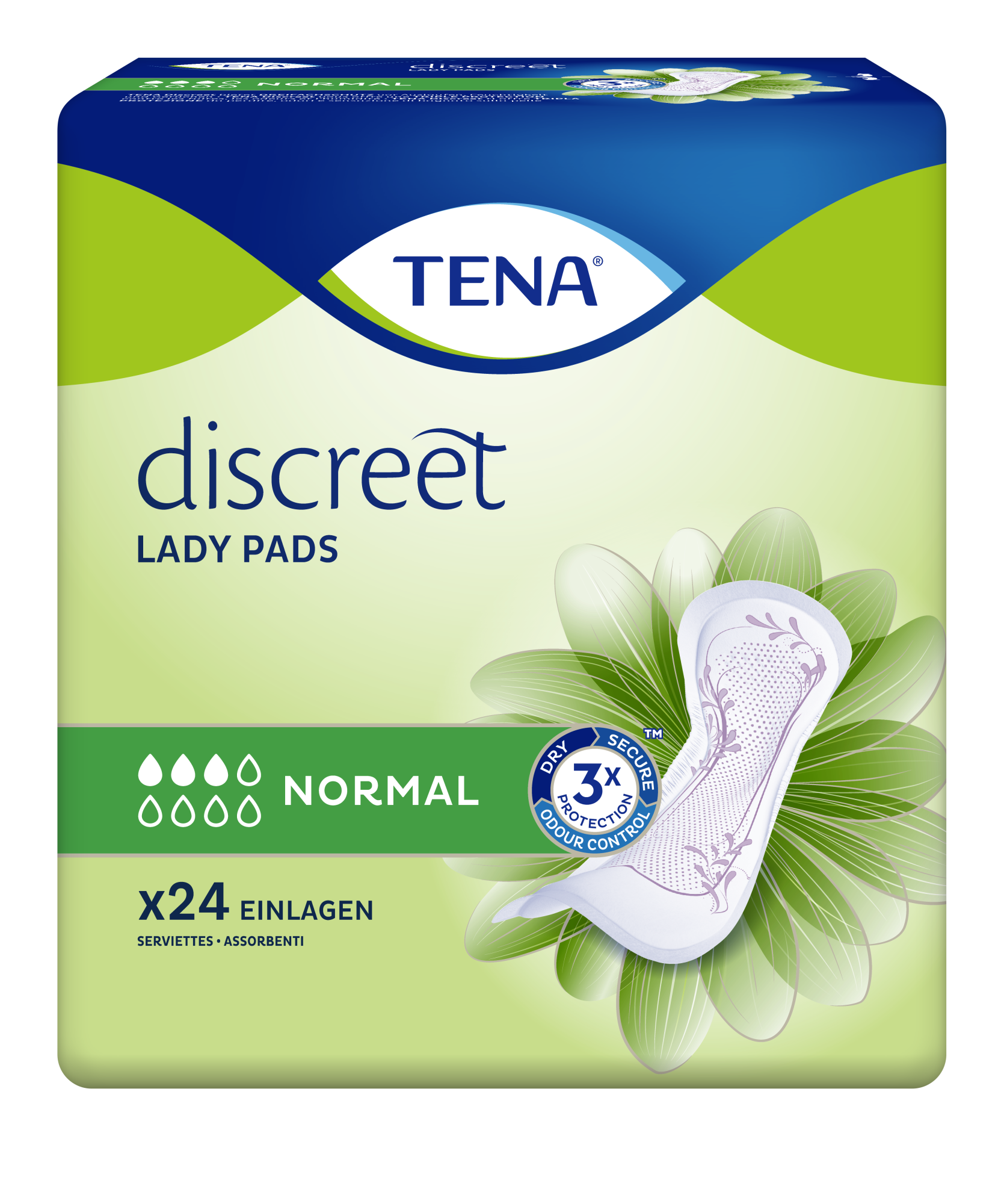 Lady Discreet Normal Pads Damen  24x von TENA