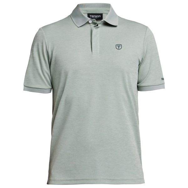 Tenson - TXlite Melange Polo - Polo-Shirt Gr 3XL grau von Tenson