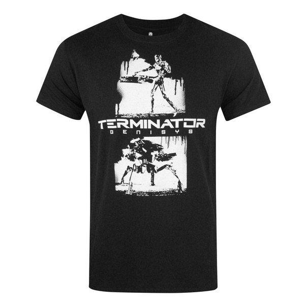 Genisys Graffiti Tshirt Herren Schwarz XXL von Terminator