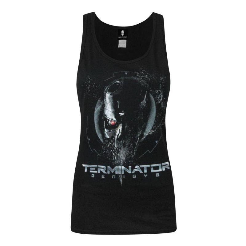 Tanktop Genisys Endoskeleton Damen Schwarz L von Terminator