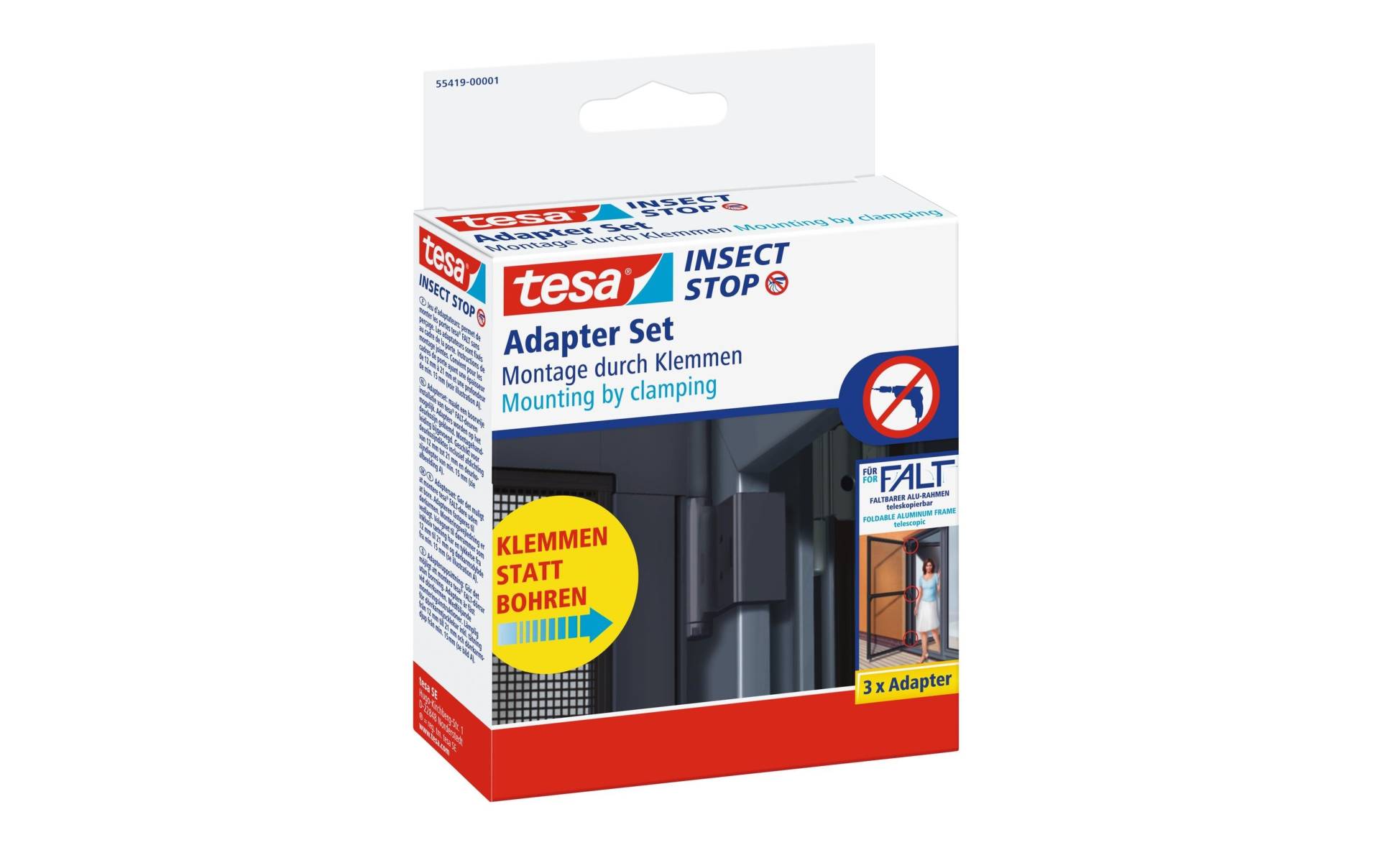 tesa Wandhalter »Set Insect Stop FALT A«, (1 St.) von Tesa