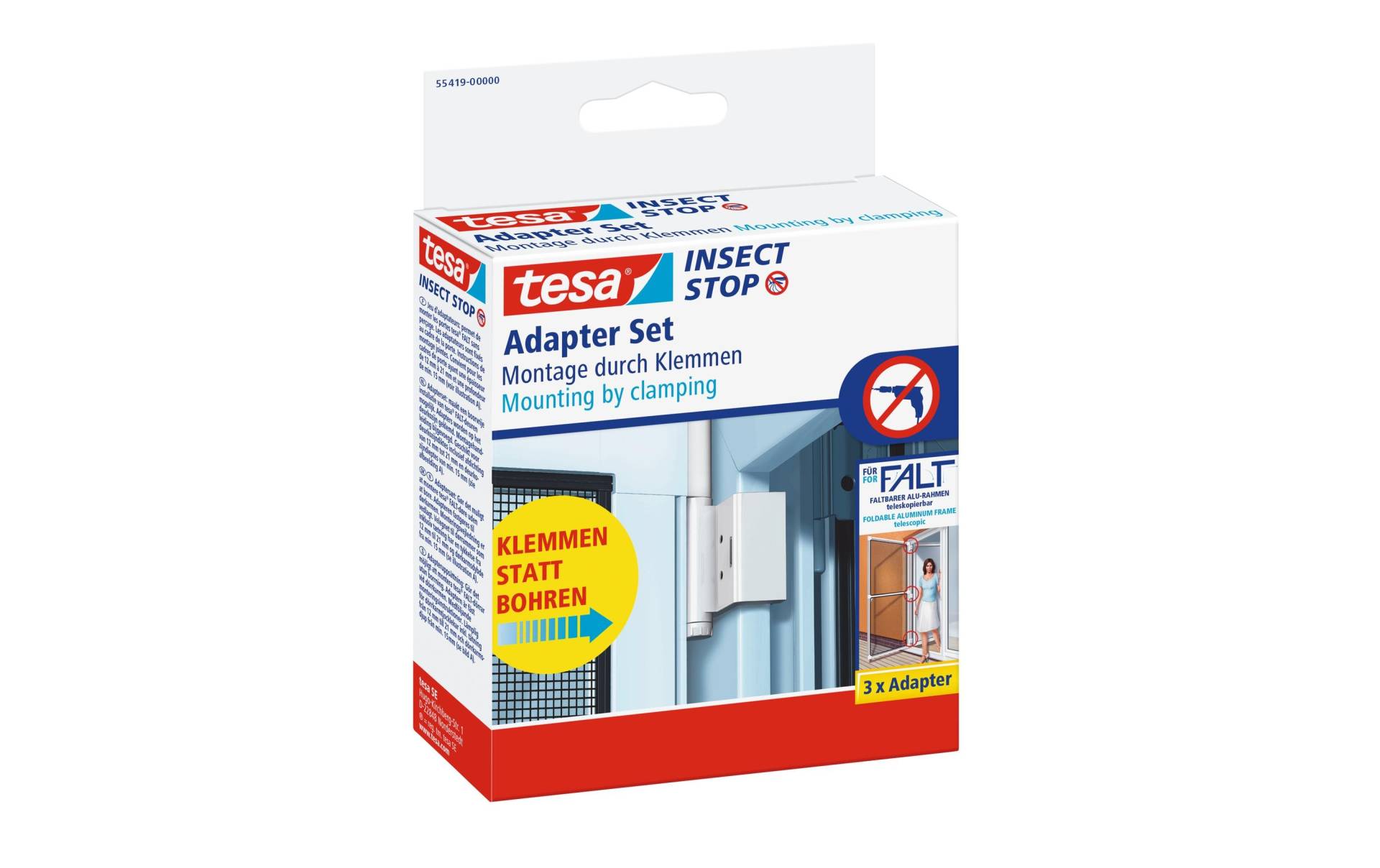 tesa Wandhalter »Set Insect Stop FALT W«, (1 St.) von Tesa