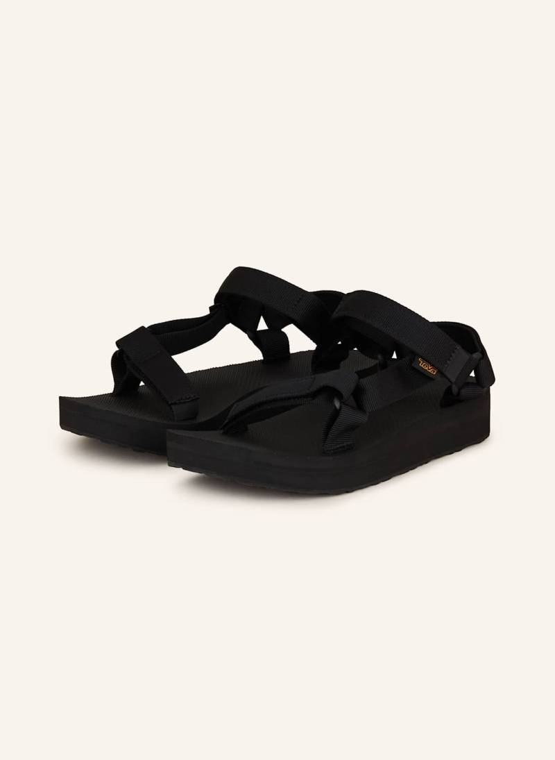 Teva Sandalen Midform Universal schwarz von Teva