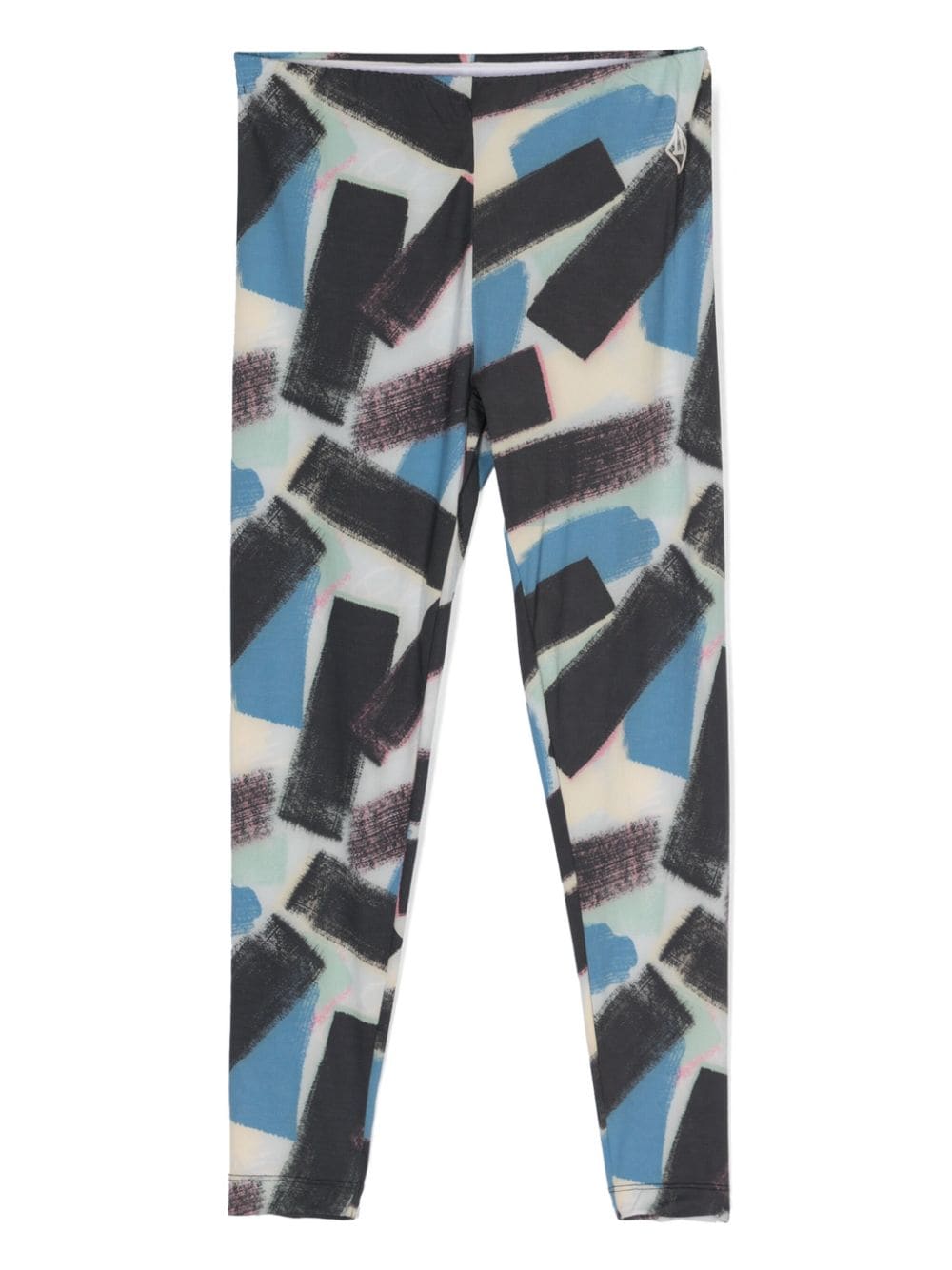 The Animals Observatory Alligator abstract-print leggings - Blue von The Animals Observatory