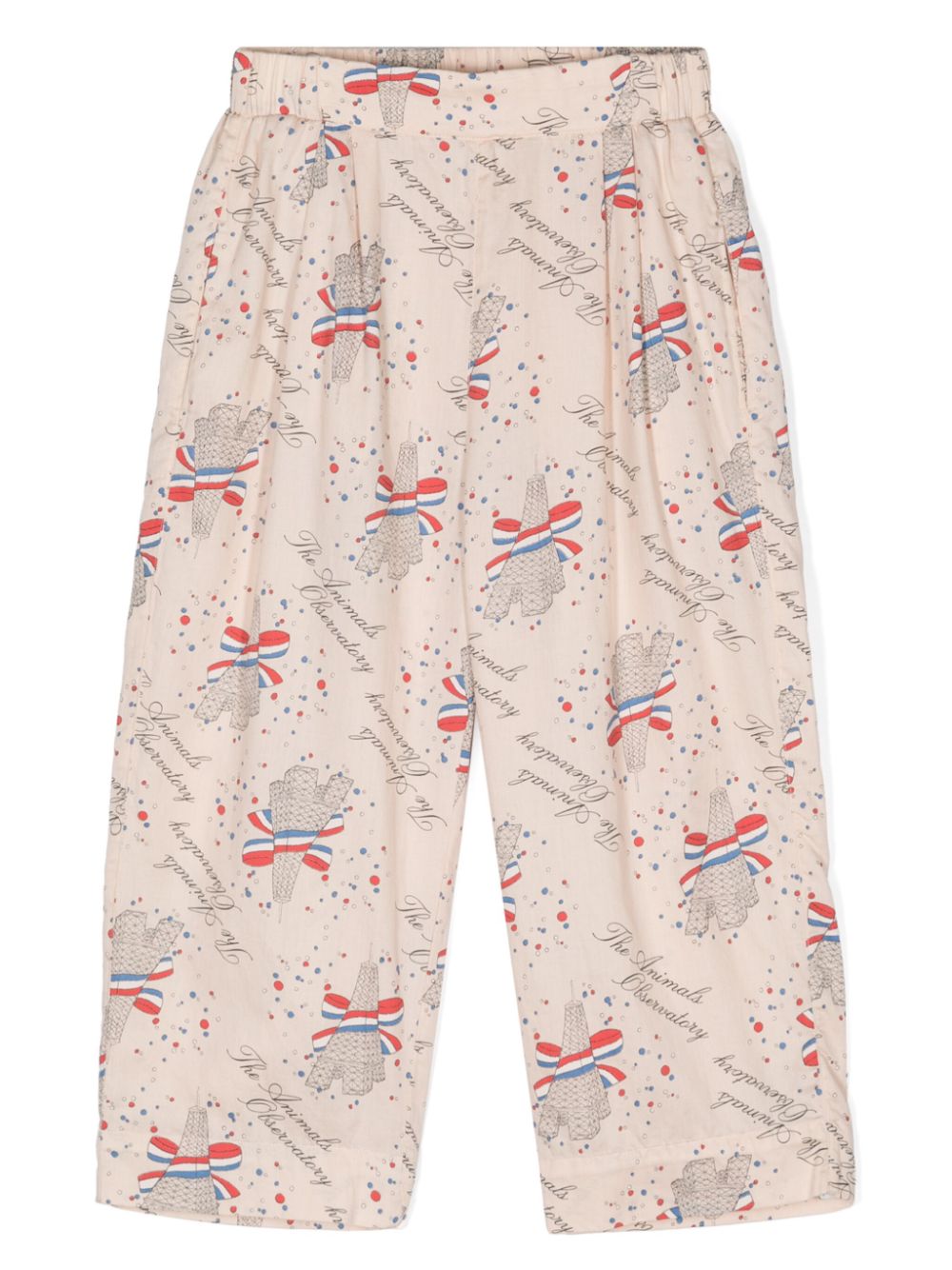 The Animals Observatory Antelope Eiffel-print trousers - Pink von The Animals Observatory