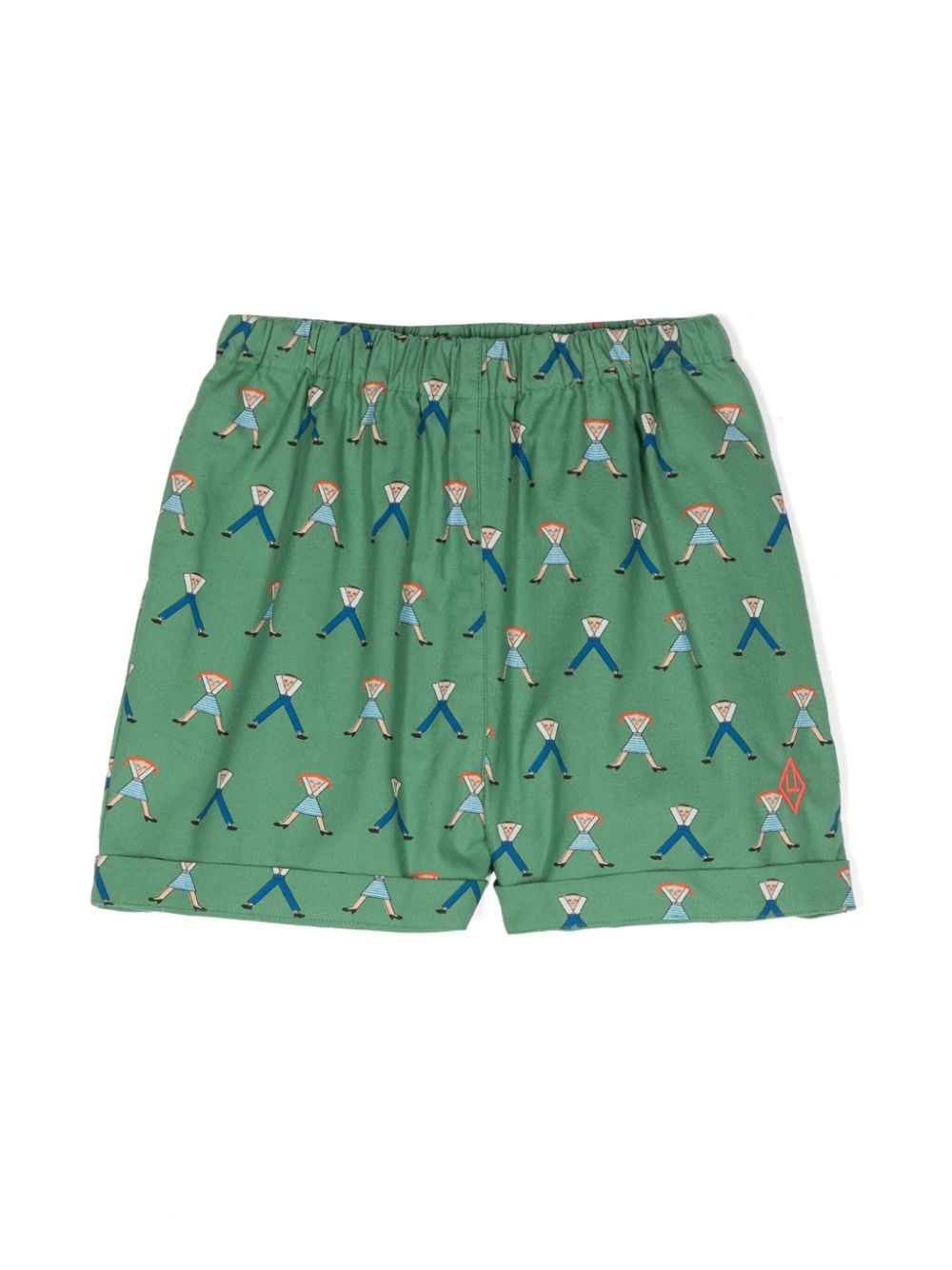 The Animals Observatory Bee cotton shorts - Green von The Animals Observatory