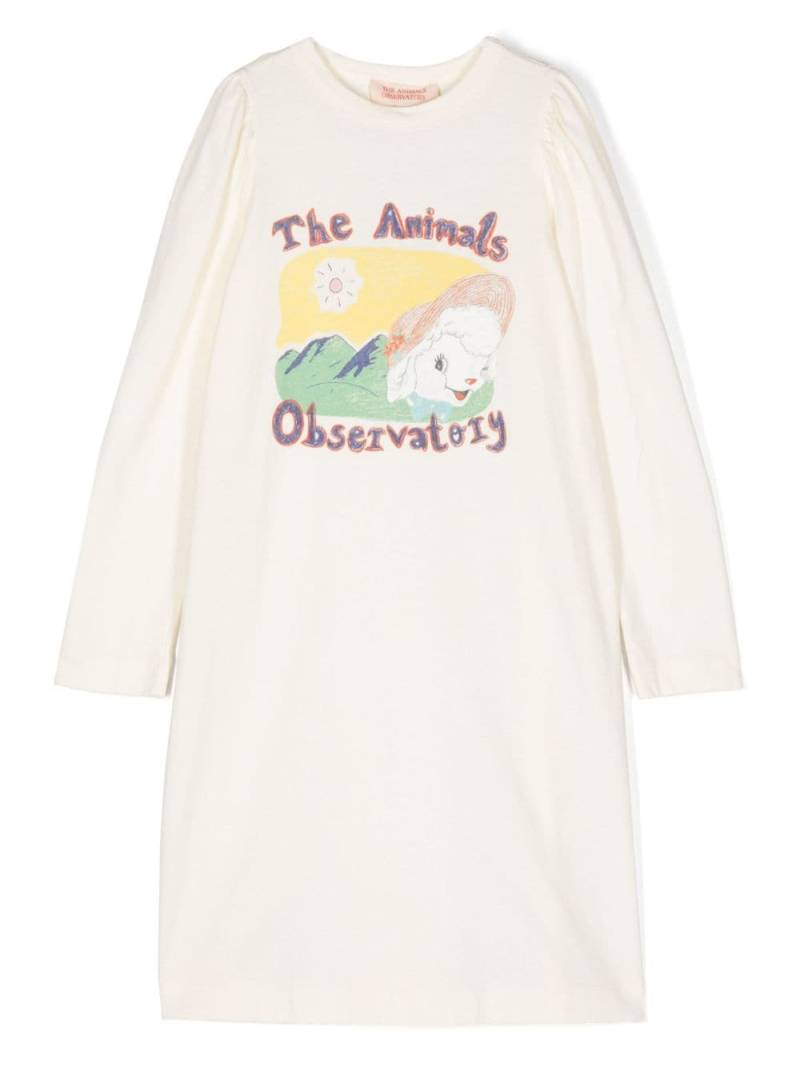 The Animals Observatory Big Dog T-shirt dress - Neutrals von The Animals Observatory