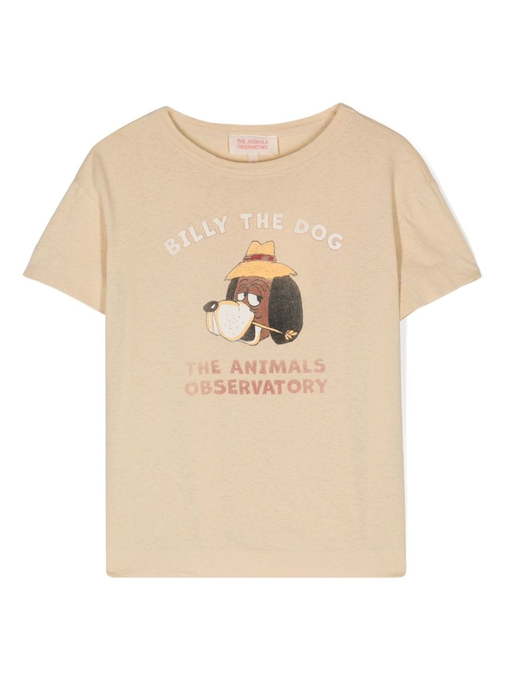 The Animals Observatory Billy Rooster cotton T-shirt - Neutrals von The Animals Observatory
