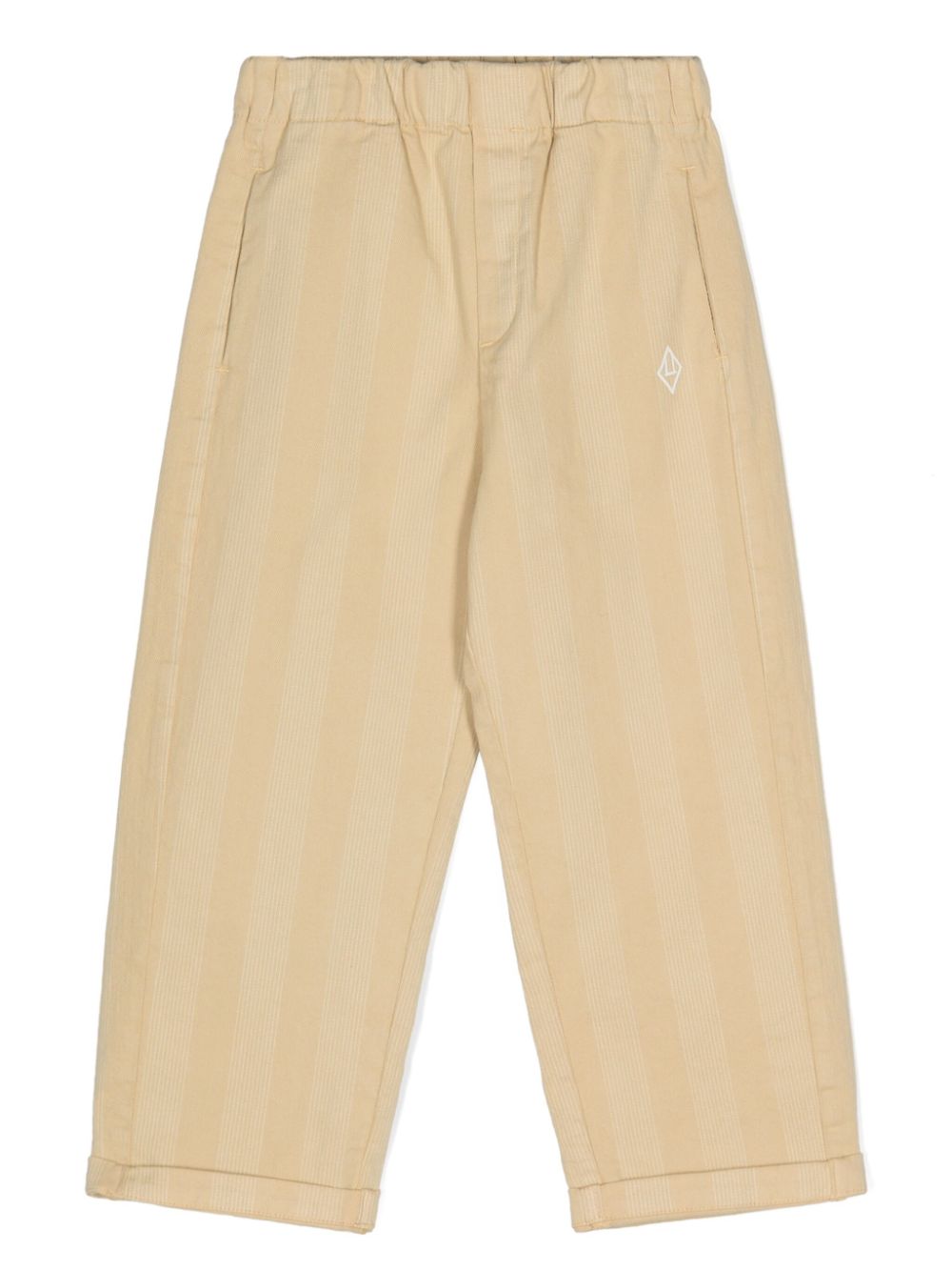 The Animals Observatory Camel striped tapered trousers - Neutrals von The Animals Observatory