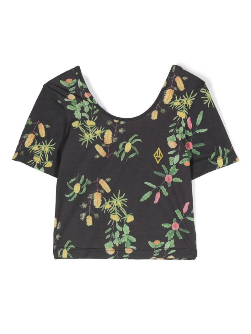 The Animals Observatory Crayfish floral-print blouse - Black von The Animals Observatory