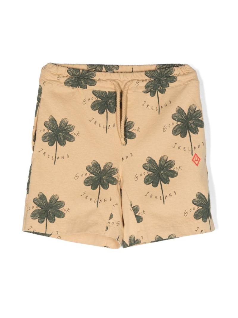 The Animals Observatory Eagle Kids cotton shorts - Neutrals von The Animals Observatory