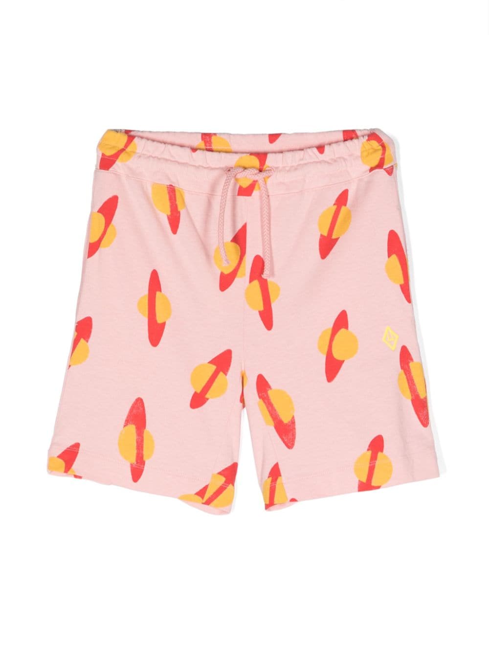 The Animals Observatory Eagle graphic-print cotton shorts - Pink von The Animals Observatory