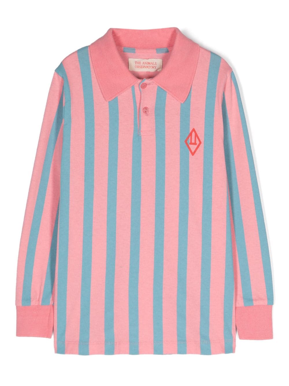 The Animals Observatory Eel striped polo shirt - Blue von The Animals Observatory