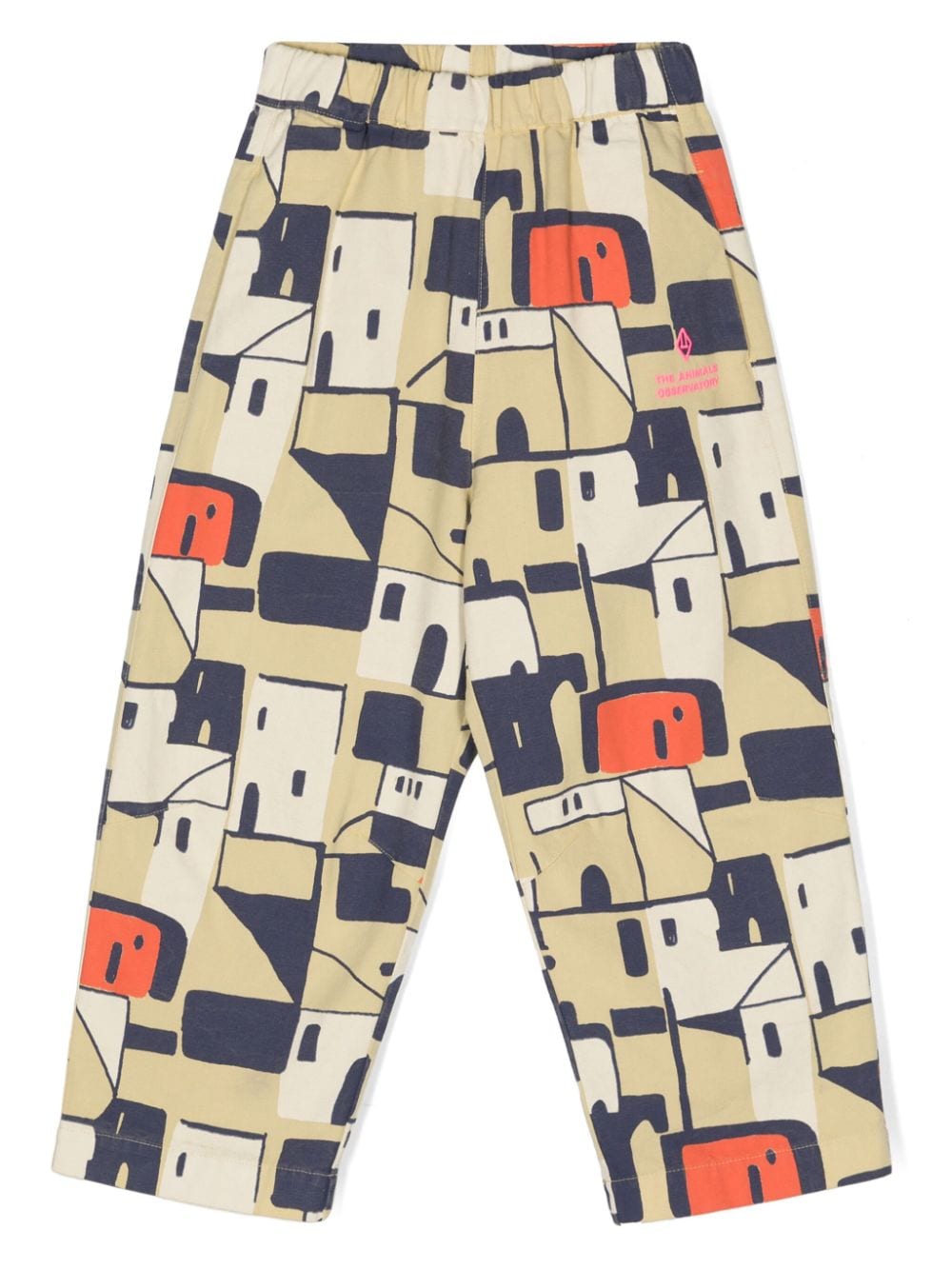 The Animals Observatory Elephant canvas trousers - Yellow von The Animals Observatory