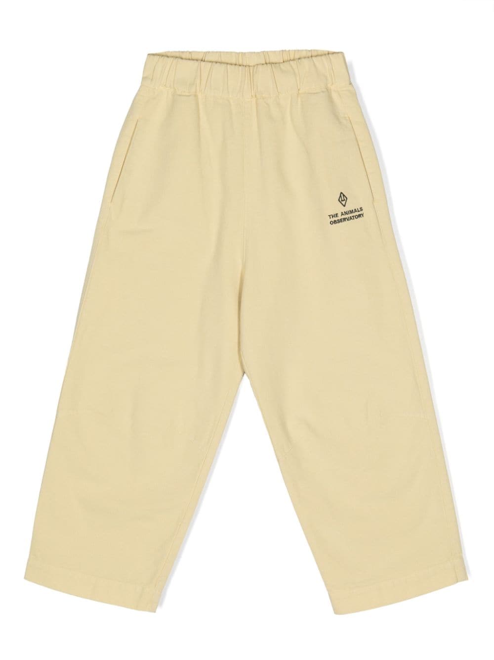 The Animals Observatory Elephant loose-cut trousers - Yellow von The Animals Observatory