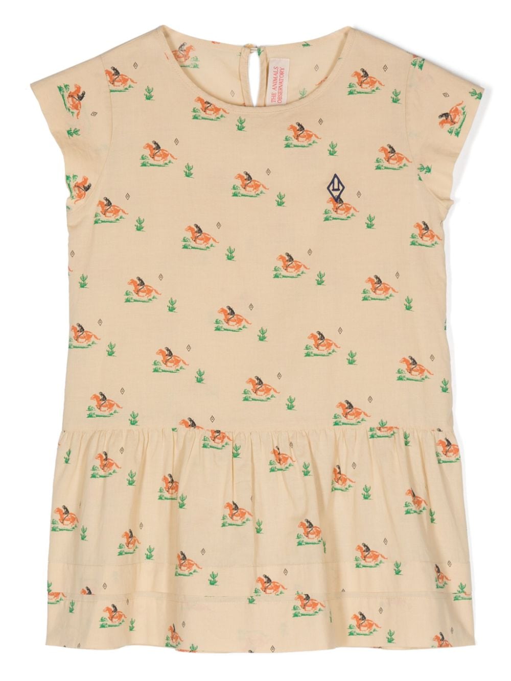 The Animals Observatory Hummingbird cotton dress - Neutrals von The Animals Observatory