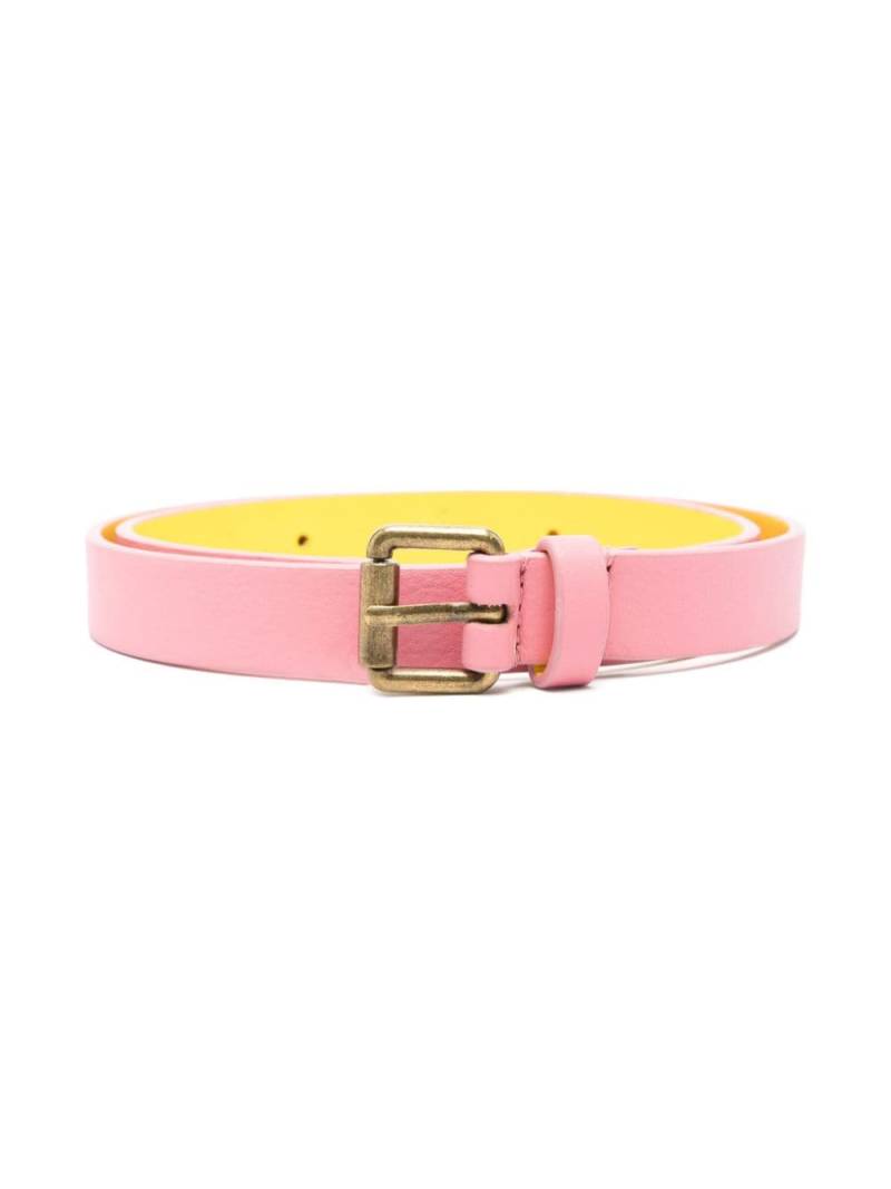 The Animals Observatory Ibis leather belt - Pink von The Animals Observatory