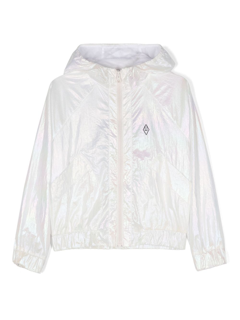 The Animals Observatory Iridescent Fox hoodie jacket - White von The Animals Observatory