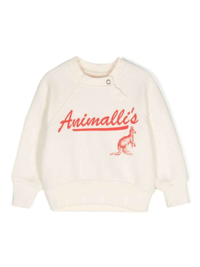 The Animals Observatory Jackal graphic-print sweatshirt - White von The Animals Observatory