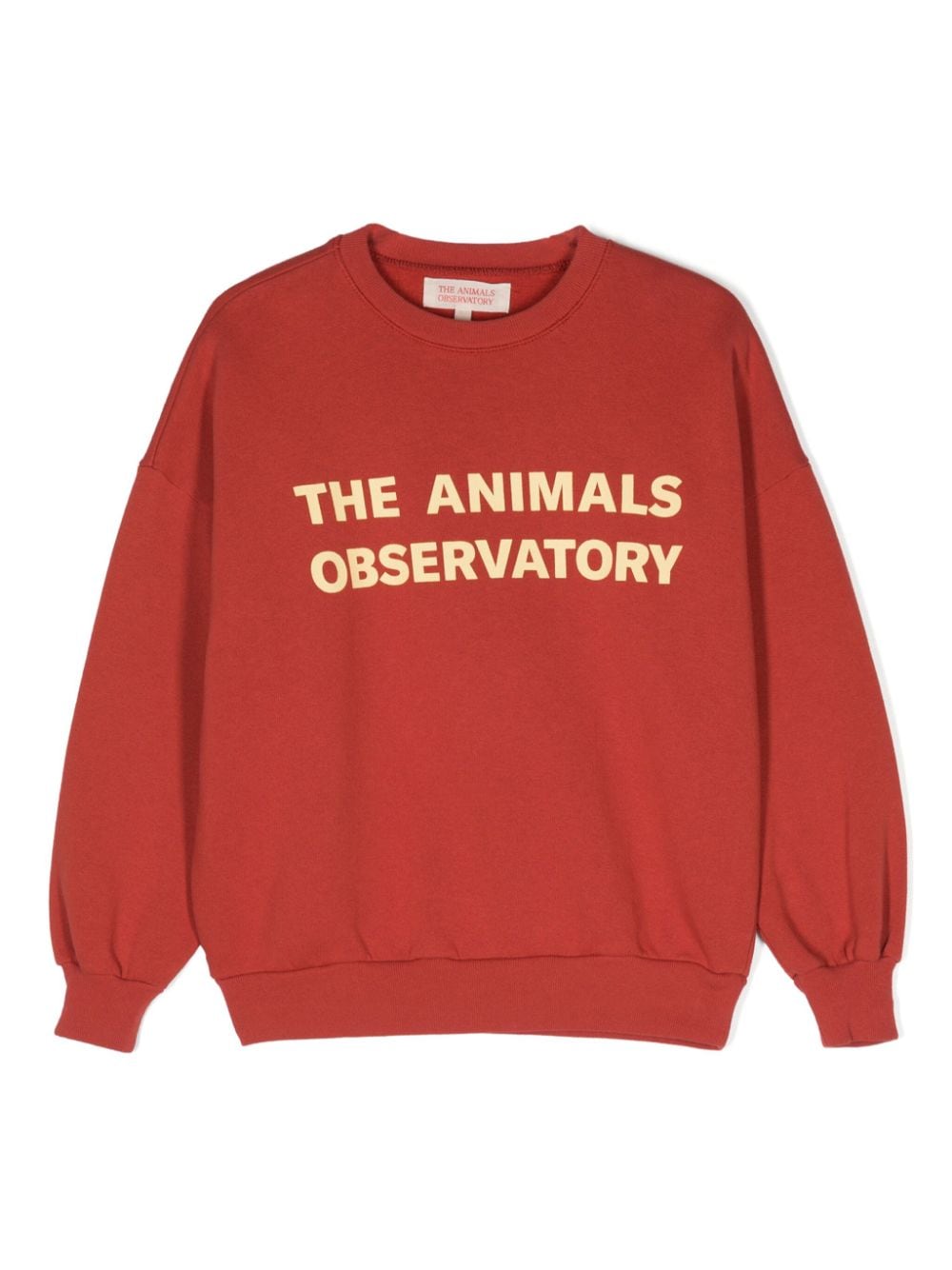 The Animals Observatory Leo cotton sweatshirt - Red von The Animals Observatory