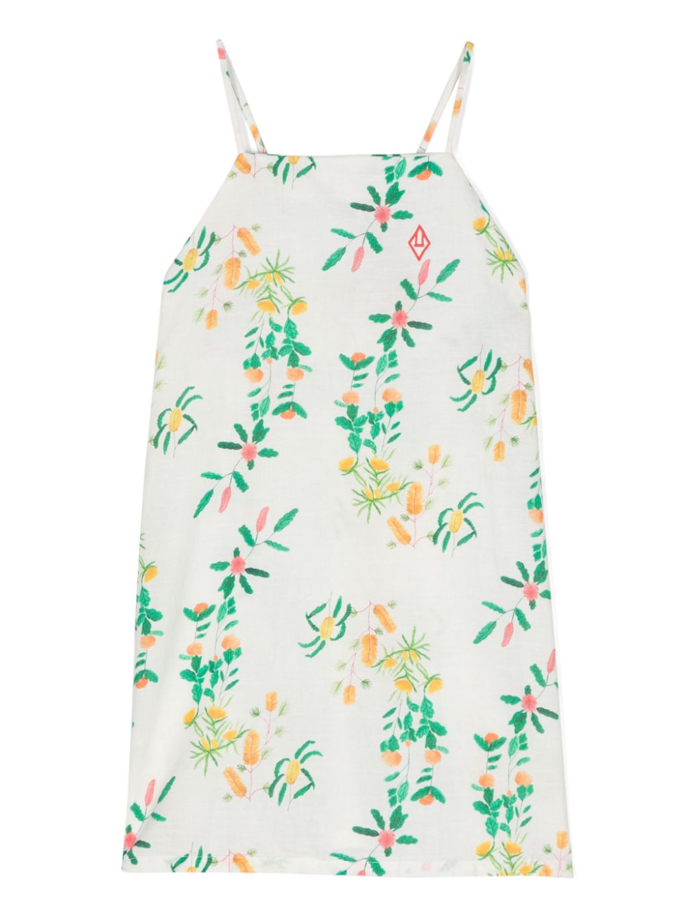 The Animals Observatory Marten floral-print sleeveless dress - White von The Animals Observatory