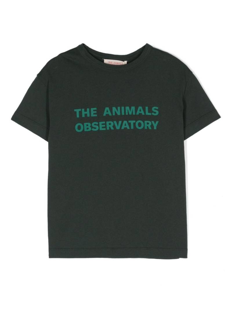 The Animals Observatory Orion cotton T-shirt - Green von The Animals Observatory