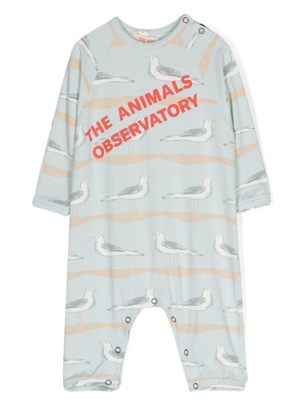 The Animals Observatory Owl seagulls-print shorties - Blue von The Animals Observatory