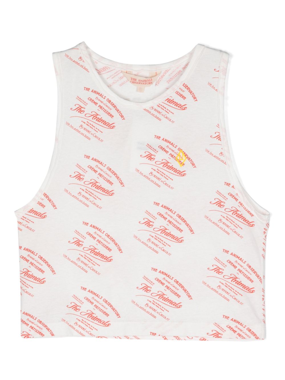 The Animals Observatory Pâtisserie Frog tank top - White von The Animals Observatory