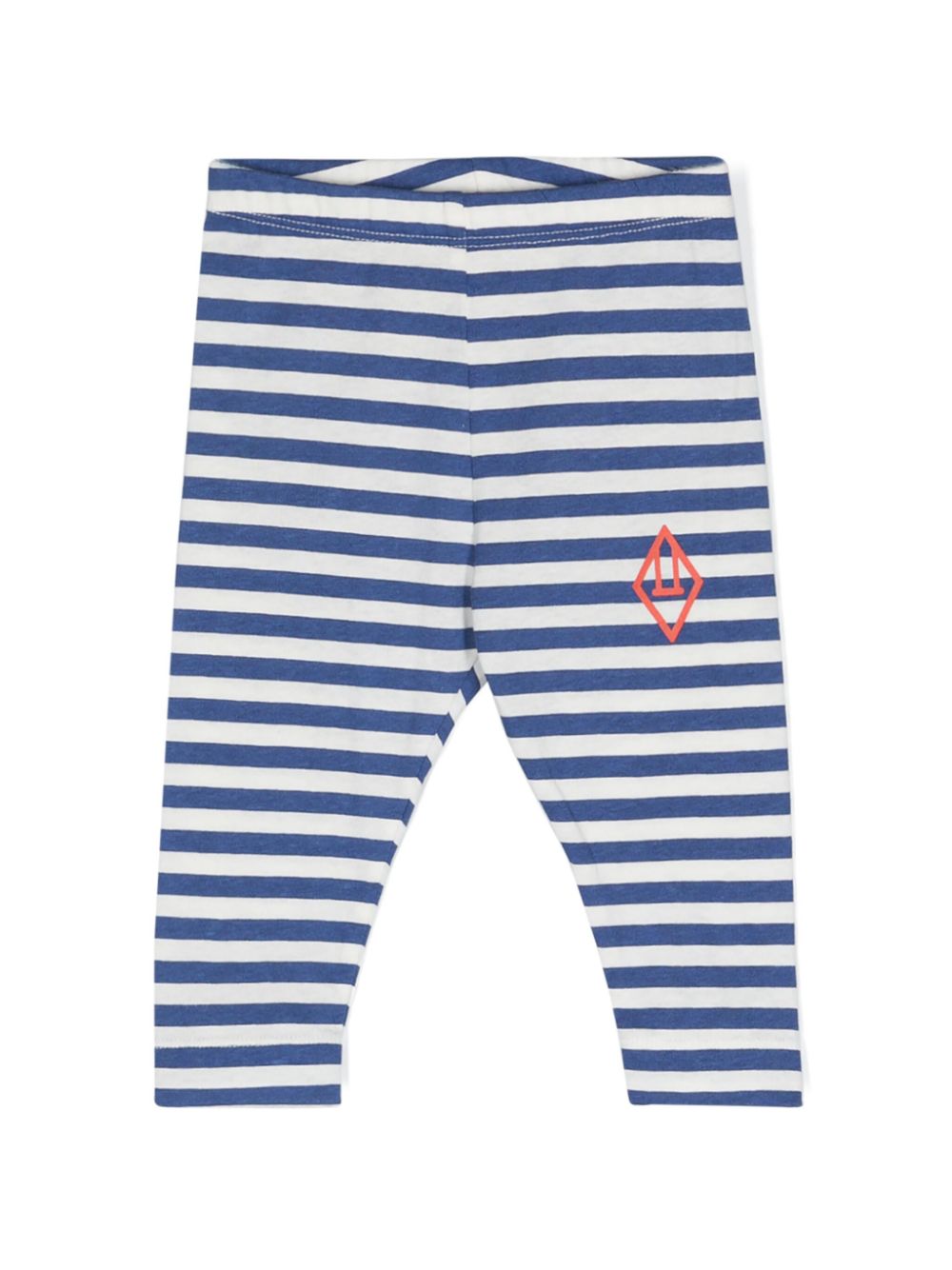 The Animals Observatory Penguin striped leggings - White von The Animals Observatory